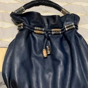 Michael Kors Navy  Leather  Hobo bag